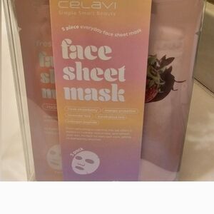 NWt 5v Pk Celavi Face Sheet Masks.